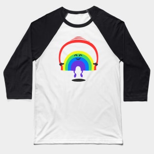 Rainbow Jump Rope Baseball T-Shirt